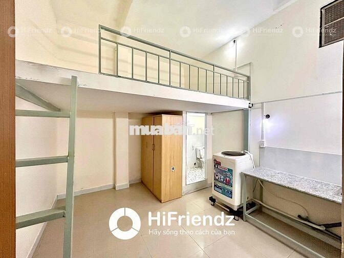 Trống lại Gác Đẹp Máy Giặt riêng Full nội thất 4 người ở Cho nuôi pet