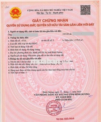 CHÍNH CHỦ-CĂN GÓC 2 MẶT VIEW; 2PN-2WC, 2,2ty; Dĩ An-Bình Dương