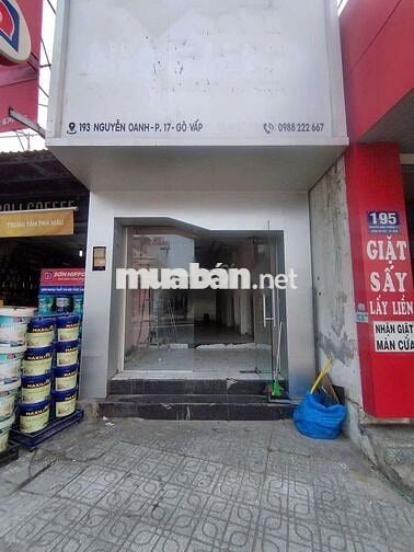 Cho thuê nhà mặt tiền: Nguyễn Oanh, P.17,Gò Vấp_Diện tích:3.3m x 20m