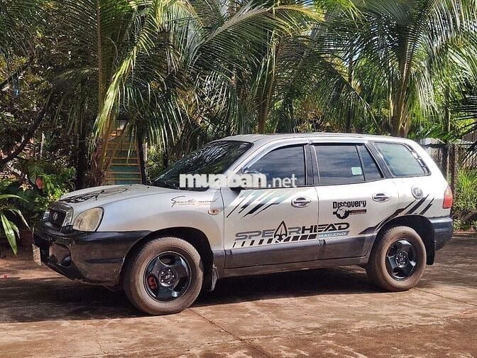 Santafe máy dầu 7 chỗ 2 cầu đủ cửa nóc