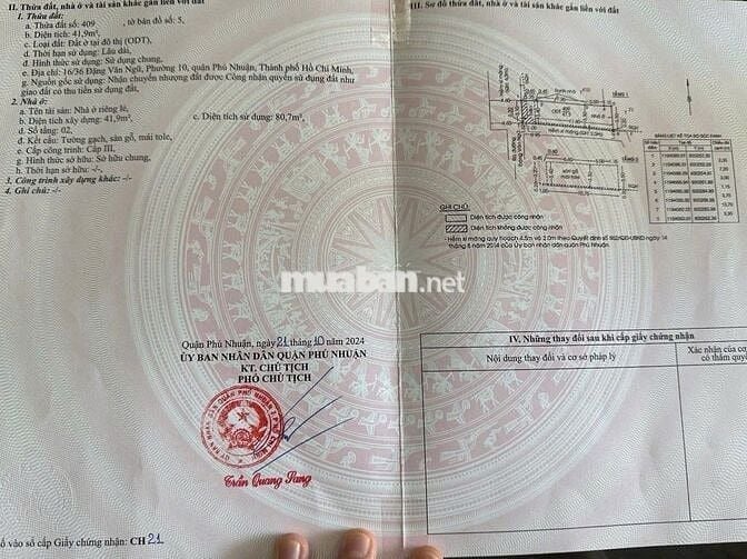 Bán nhà góc 2 mặt tiền hểm ô tô đường Đặng Văn Ngữ,Phú Nhuận 7 tỷ