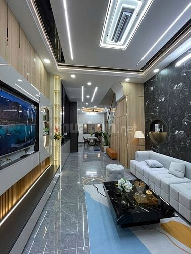 Bán Nhà 4Tầng Mới 100% An Phú Đông Vườn Lài Q12, full nội thất xịn sò