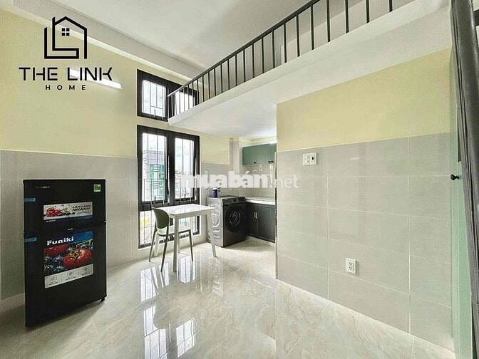 Căn hộ FULL NỘI THẤT MÁY GIẶT RIÊNG, cửa sổ trời thoáng mát Gần HUTECH