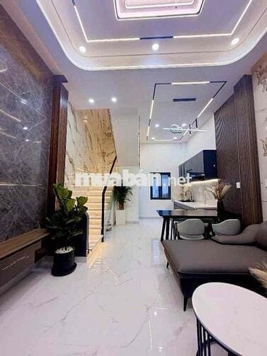 BÁN NHÀ ĐẸP 1/ HƯƠNG LỘ 2 BÌNH TÂN 4x10m HXH 6M 4TẦNG 3PN SHR