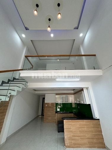 Nhà Đep 4.5x13,Xây 1 Trệt 1 lửng,mới tinh