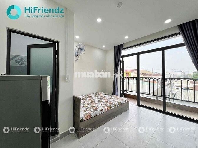 PHÒNG BAN CÔNG THOÁNG FULL NỘI THẤT NGAY VƯỜN LÀI GẦN NGUYỄN TẤT THÀNH