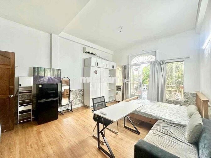 🏢 GIÁ THẬT ! CHDV STUDIO_BALCONY_35m2_FULL NT ( view mặt tiền , metro)