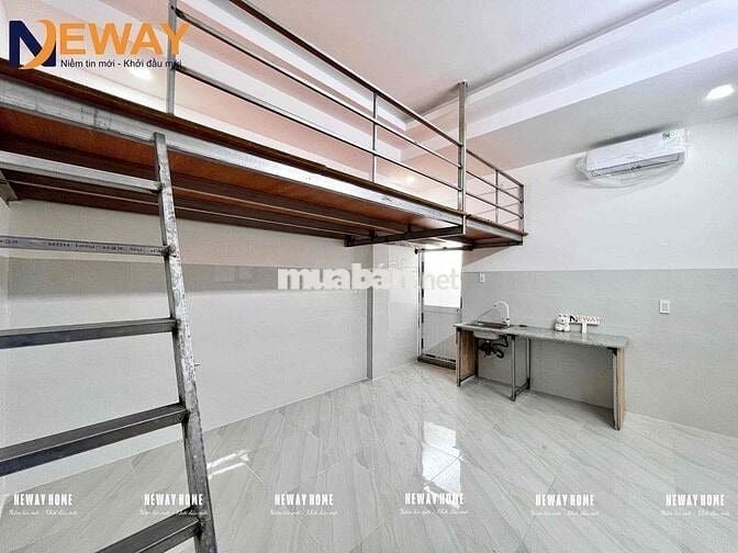 🍃 Duplex Gác Cao Siêu Rộng Sẵn Máy Lạnh - Qua HUIT 7P Đi Xe
