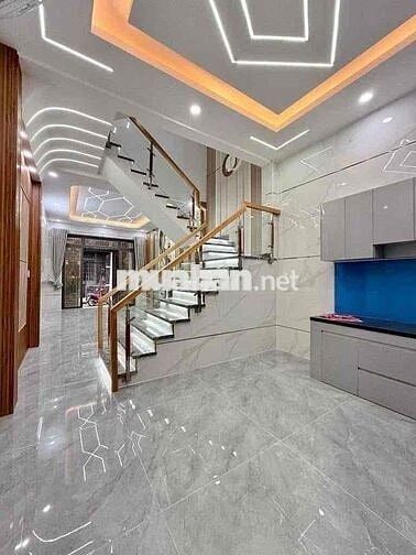 SỐ NHÀ ĐẸP 1/- 4 TẦNG 58m2- ĐẤT MỚI- GIÁP KHU TÊN LỬA- HẺM 6m- 6.5 TỶ