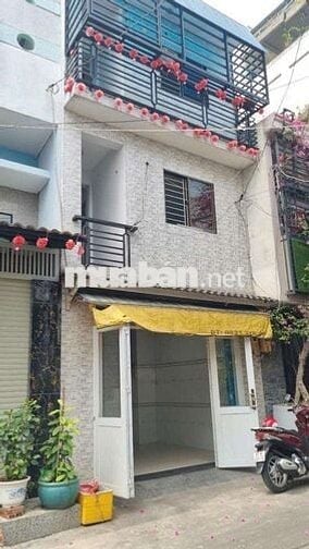 BÁN NHÀ 3 TẦNG NGUYỄN VĂN QUÁ - 4M X 6M - HXH THÔNG -  NHỈNH 2 TỶ
