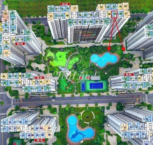 CỰC HIẾM  HÀNG CĐT CĂN 2PN VIEW VƯỜN GIÁ TT CHUẨN 3TY650