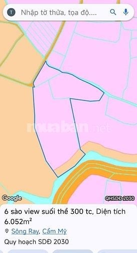Bán đất vườn view suối nghĩ dưỡng 