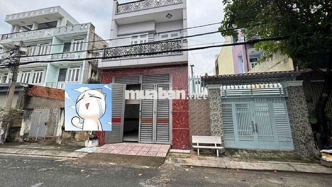Nhà SHR 5m x 26m. Đúc 1 lầu 4PN Mặt tiền Đường Hiệp Thành 18