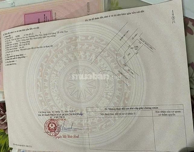 NỀN GÓC ĐẸP ĐƯỜNG C5 & B9 KDC PHÚ AN TP CẦN THƠ