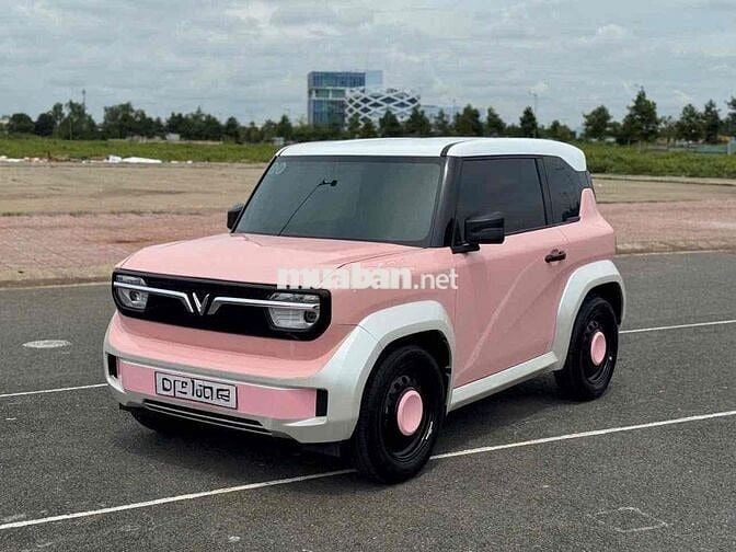 VinFast VF3 Hồng 2025 Mua Pin decal full cực đẹp