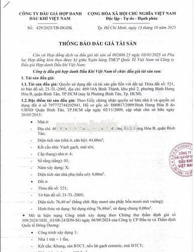 BĐS phường Bình Hưng Hòa B, Bình Tân, TP.HCM (Phường Bình Tân, Tp.HCM)