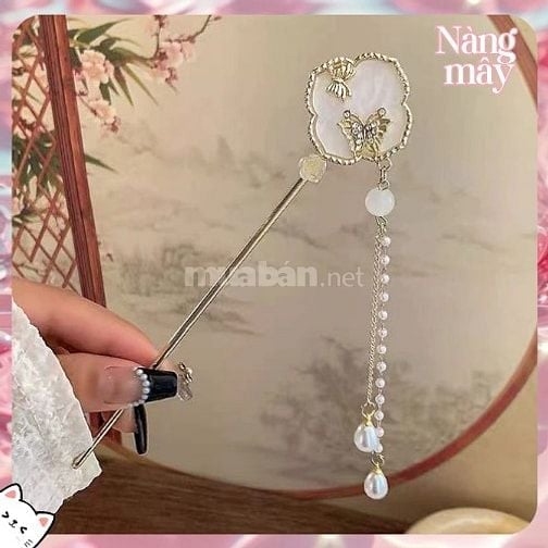 Cách cài trâm cho tóc ngắn đi học đi làm đơn giản thanh lịch 
