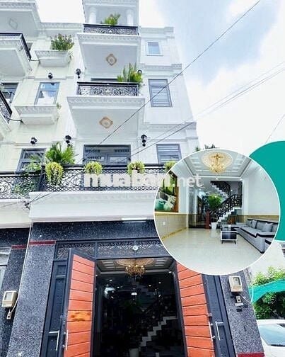Nhà Mới 3 Lầu Đúc Kiên Cố Hẻm Đẹp Đường Trần Thị Năm Quận 12