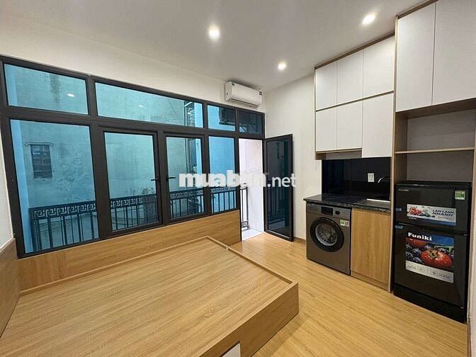 Khai trương CCMN 25m2 Full đồ. Ban công, máy giặt riêng tại Khâm Thiên