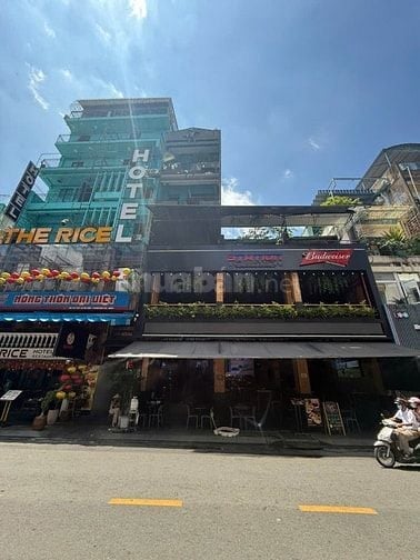 MT ngang 8m phố Tây Bùi Viện Q1, HĐT 11500$/tháng, 6 tầng, chỉ 115 tỷ 