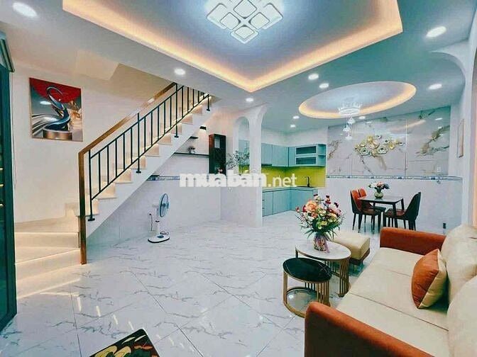 BÁN NHÀ NGAY PHẦN MỀM QUANG TRUNG - QUỐC LỘ VÀO 10M - GIÁ: 1,298 TỶ