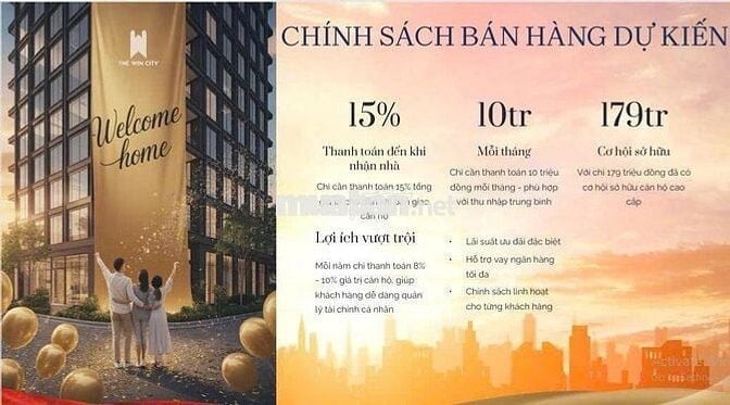Booking CDT căn hộ 2PN chỉ 1 tỷ 580 thanh toán dài hạn, mỗi tháng 10tr
