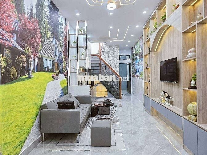 BÁN NHÀ ĐẸP HẺM XE HƠI, 42M², TRẦN BÁ GIAO, PHƯỜNG 5, HƠN 4ĐỒNG TL