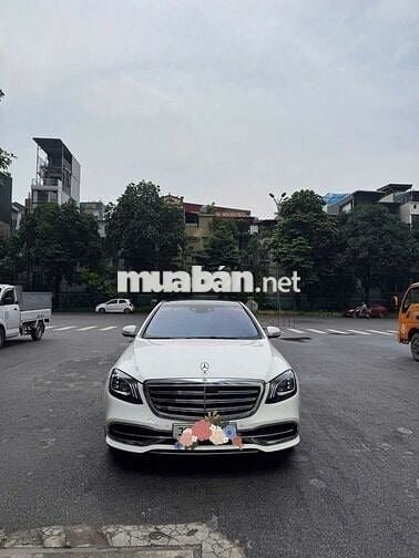 Bán xe Mercedes-Benz S450 2017 màu trắng biển HN
