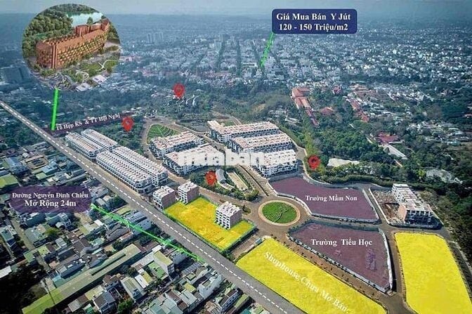 Nhà phố 4 tầng tại Khu đô thị Trung Nguyên. giá cực tốt