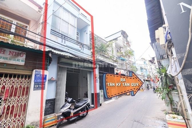 Nhà hẻm 5m xe hơi Tân Kỳ Tân Quý, Bình Tân