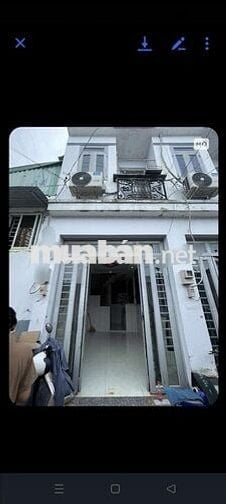 Nhà nguyên căn cho thuê 3❌8 trệt 1 lầu đúc 1pn-2wc  nhà có 1 máy lạnh