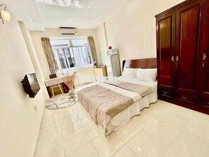 Cho Thuê Căn Hộ Studio Cửa Sổ Lớn Full NT Mới Ngay CMT8 Quận 10