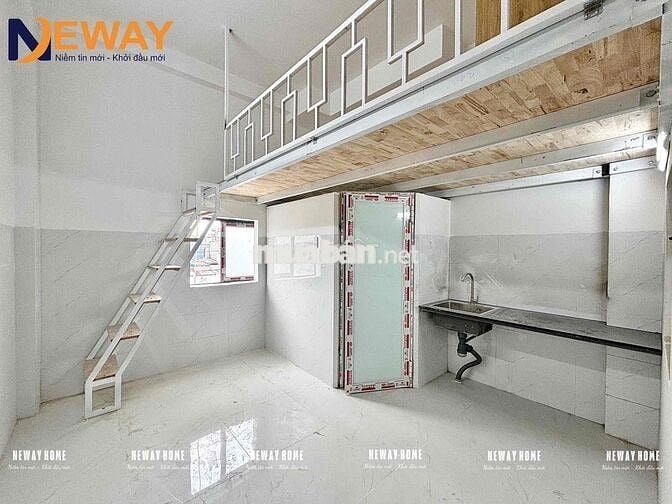 CHO THUÊ CĂN HỘ MỚI XÂY CỬA SỔ THOÁNG SẴN NỘI THẤT SÁT ĐH HUIT Ở LIỀN