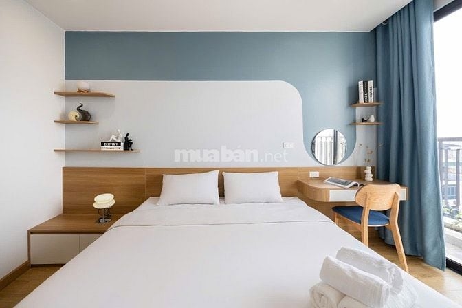 CHO THUÊ CĂN HỘ 2PN TRUNG TÂM BA ĐÌNH - ĐƯỜNG ĐÀO TẤN FULL NỘI THẤT 