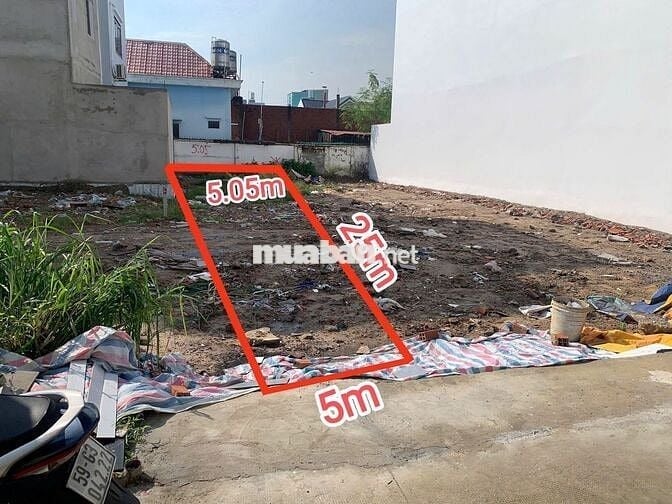 🏙️[ ĐẤT ĐẸP HÓC MÔN - 5m-nở hậu 5.05m x 25m- GIÁ 4.15 TỶ