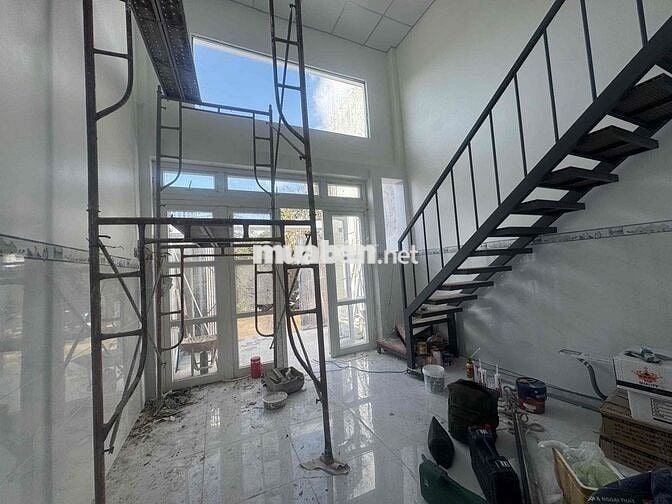 NHÀ MỚI XÂY TRỆT LỬNG 2PN SÁT GÒ VẤP