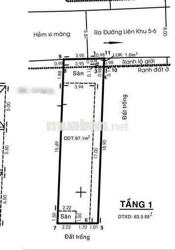 Bán đất Bình Hưng Hoà B, Bình tân, 100m2 hẻm KD , giá 5tỷ5 TL