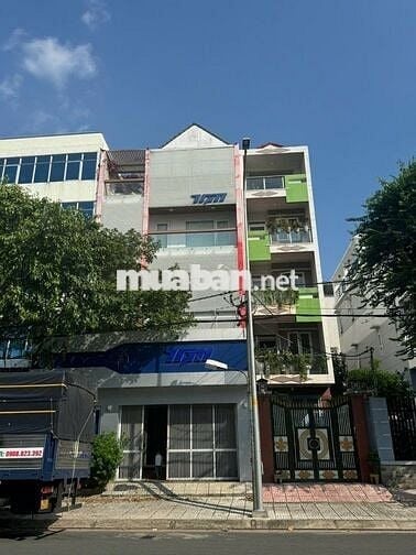 🏢 Bán tòa nhà MT 8x27m KDC Bình Phú 2, Q6-1 trệt + 4 lầu+ST+ thang máy
