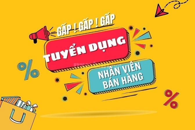 CẦN TUYỂN NHÂN VIÊN CHÍNH THỨC, THỜI VỤ LÀM TẠI CỬA HÀNG KHU VỰC TPHCM