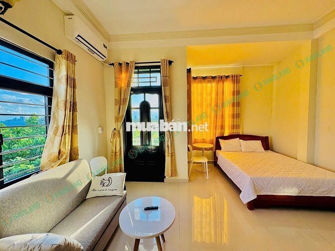 Studio ban công, view biển, full nội thất, thang máy, đẹp mà chỉ 6tr