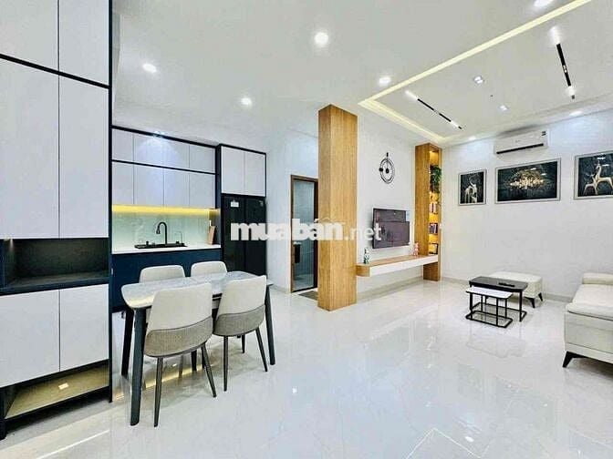 Cho thuê nhà 3 lầu full nội thất hẻm 58 Thống Nhất p10