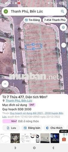 Lô đất hiếm giữa trung tâm Thanh Phú – liền kề Eco Retreat 220ha!