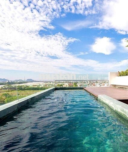 1BR 45m2 hồ bơi, bồn tắm, dọn phòng hàng tuần, thoáng đẹp