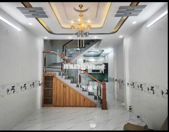 Bán Nhà 2 Tầng Mới 100% Xây Mới - 2 Mặt Hẻm Xe Hơi - Khu LÊ VĂN QƯỚI