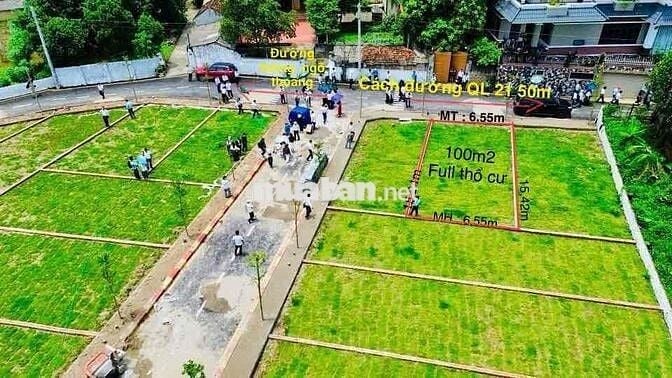 Đất sổ đỏ full thổ cư tại cổ đông Sơn Tây