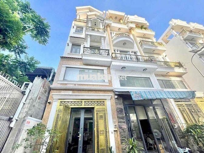 Nhà Mới Đẹp 4x13m 3Lầu ST (4PN 5WC) Hẻm 6m. Hương Lộ 2. Bình Tân