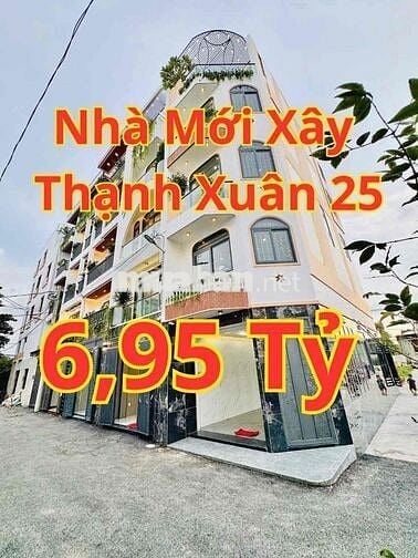 NHÀ 5 TẦNG GÓC 2 MẶT TIỀN TX25 TẶNG FULL NỘI THẤT