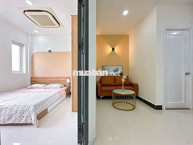 CĂN HỘ 1 PHÒNG NGỦ ĐẦY ĐỦ NỘI THẤT CAO CẤP📍TRƯỜNG CHINH📍CẦU THAM LƯƠNG