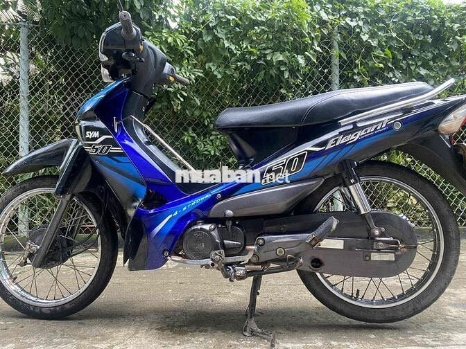 SYM Angela 50cc 2018 đen xanh SD37000km bs.Tp