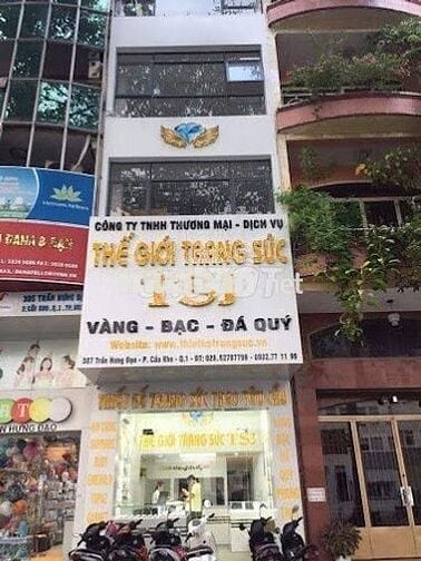 Trần Hưng Đạo Quận 1 - 4,1x20m - Trệt 4 Lầu - 60tr/tháng – vị trí đẹp